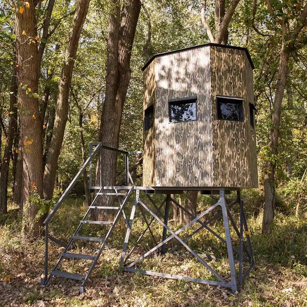 Advantage Hunting 5'×5' Blind + 10-ft Steel Tower