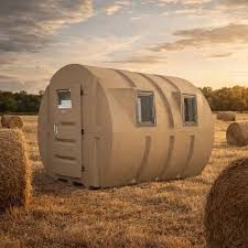 Hay-Bale Ground Blind 6'×6'