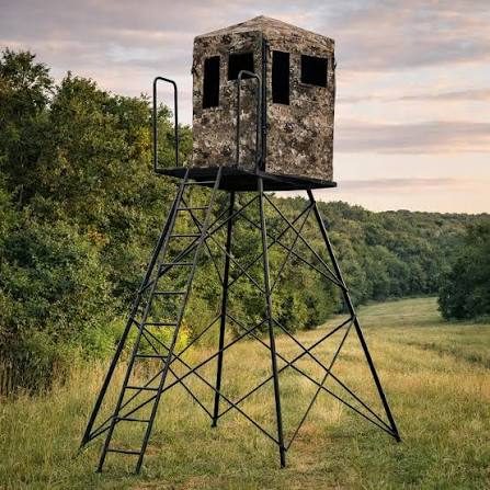 5'×5' Tower Blind Package + 10-ft Tower